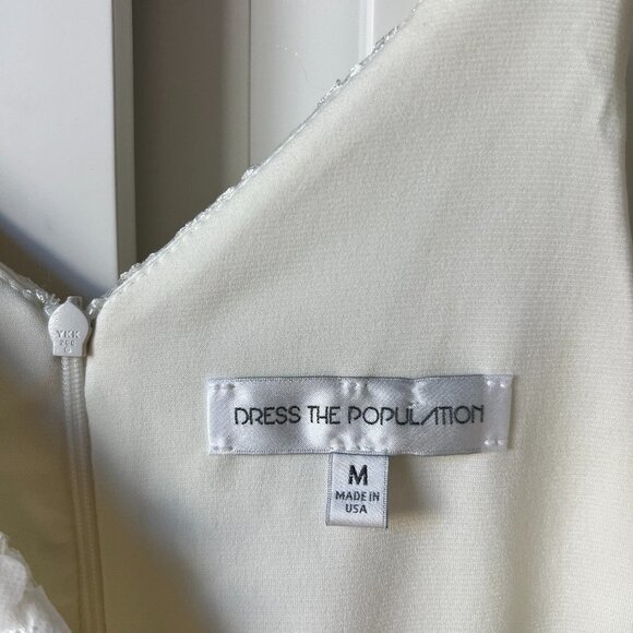 Dress the Population White Lace Maxi Dress - Picture 6 of 8